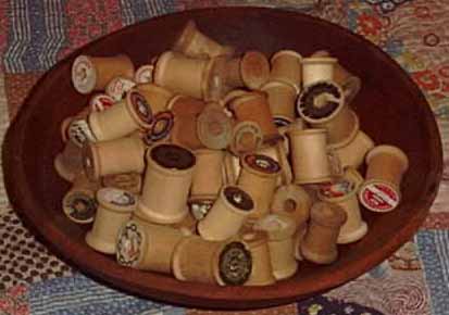 Wooden Thread Spools